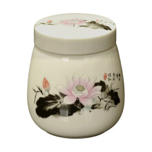 Porcelain Food Preps Container 220ml Heat Resistant-Ink lotus