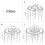User Friendly Air Fryers Baking Needle BBQ Tool Vertical-M 6