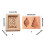 Handcrafted Wood Cookie Cutter Retro Kitchen Tool Nonstick-A 4
