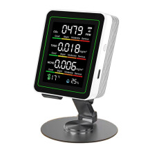 Easy to carry Air Quality Checker CO2 TVOC Formaldehyde-White