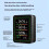 Easy to carry Air Quality Checker CO2 TVOC Formaldehyde-White 5