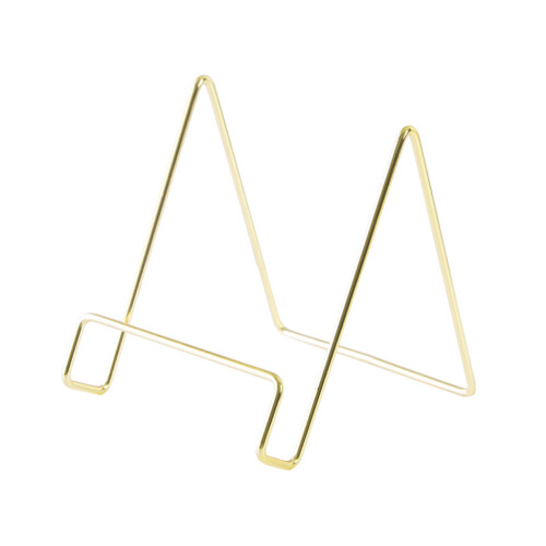 Metal Magazine Holder Rack Multifunction Desktop Display-Gold