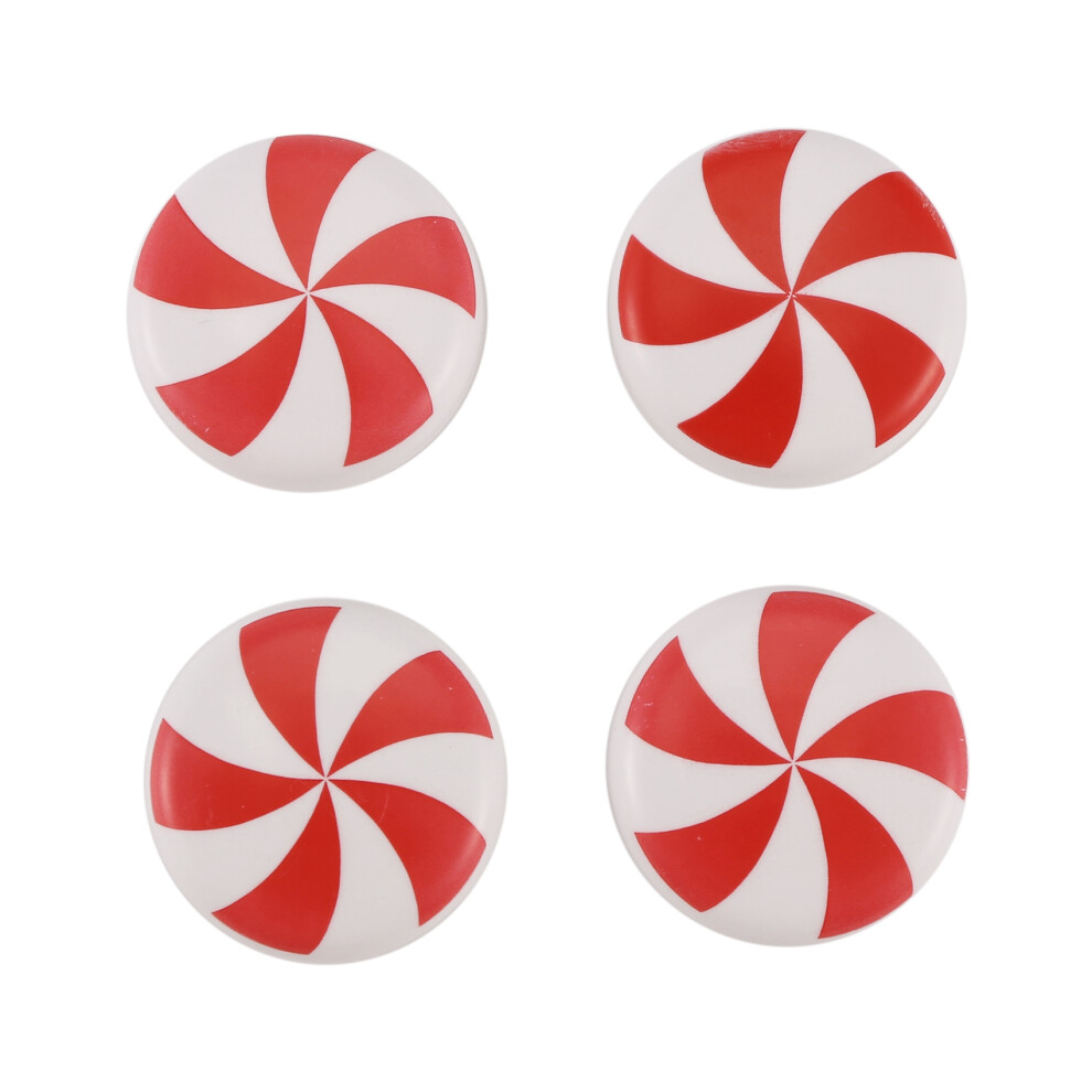 4Pcs Door Knob Covers Abs Christmas Knob Covers Cabinet Dresser Pulls Christmas Drawer Knobs 4854107180884
