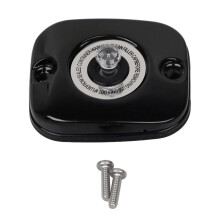 Motorcycle Front Brake Clutch Master Cylinder Cover with Bolts for Street Glide Softail Dyna Touring
