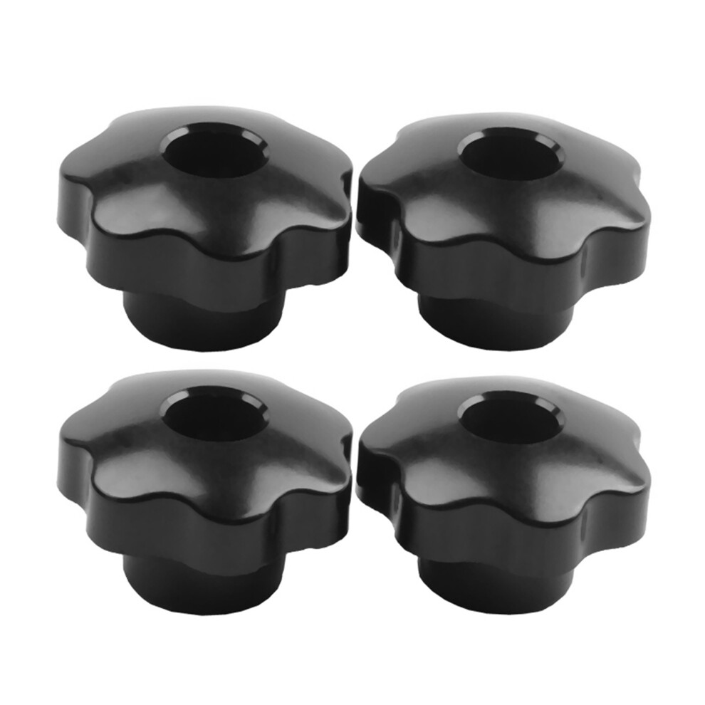 M8 X 50Mm Diameter Thread Clamping Star Knob Black Replacement 4Pcs 4854107109199