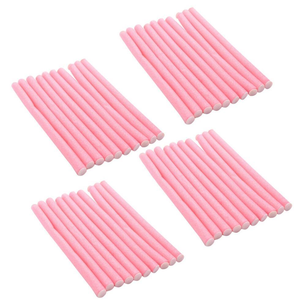 40 Pcs Curler Makers Twist Curls Tool DIY Styling Hair Rollers (Random Color)