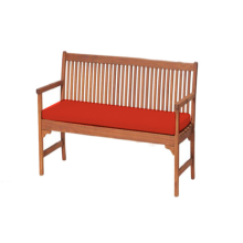 (Red, 2 Seater (108x45x6cm)) Garden Outdoor Waterproof Seater Bench Pad Cushion