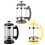 Professional Coffee Press Stainless Steel Frame Glass-Black 2