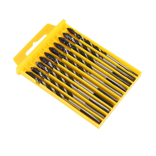 Multipurpose Drill Bits, 50-Piece 6mm Multi-Material Drill Bit Set, Tungsten Carbide Tipped Masonry Drill Bit Set 2