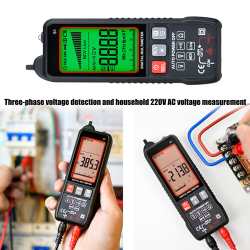 High Precise Digital Multimeter With Automatic Ranges for Home 1