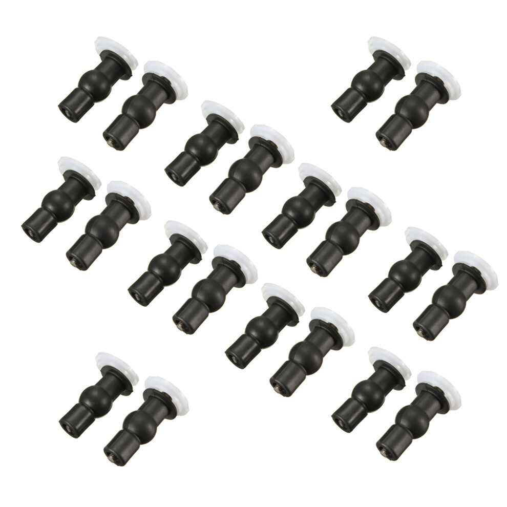 10 Pair Of Screws For Toilet Seat Toilet Lid Toilet Seat Toilet Seat Cover Black 4854107106112
