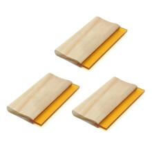 3X Silk Screen Printing Squeegee Single 70 Durometer Ink Scraper Tools 8 Inch