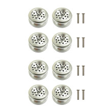 8X for D12 B24 B16 B36 C14 C24 MN MN99S Q60 Q65 RC Car Upgrade Parts Metal Wheel Rim Hub Accessories,Silver