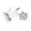 60 x Braces Clips Strap Hooks 20 mm Silver Coloured 4