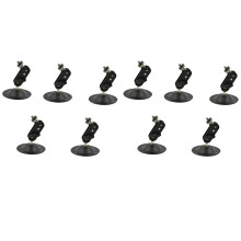 Camera Wall Mount Bracket,Monitor Holder,Black Speaker Brackets,Indoor Outdoor Ceiling Wall Mounts Projector Stand 10PCS