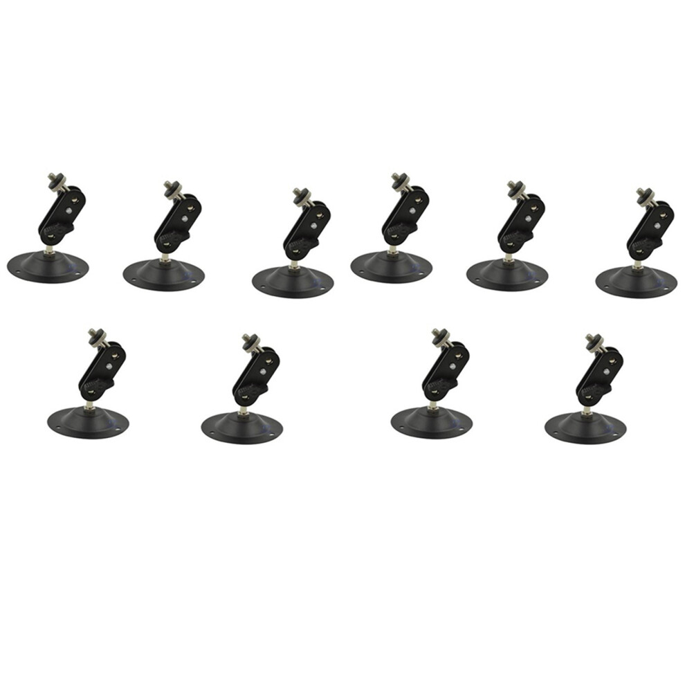 Camera Wall Mount Bracket,Monitor Holder, Speaker Brackets,Indoor Outdoor Ceiling Wall Mounts Projector Stand 10Pcs Black 4854107127254
