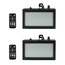 2X 180 LEDs Strobe Flash Light Portable 35W Remote Sound Control Strobe Speed for Stage Disco Bar Party Club(EU Plug)