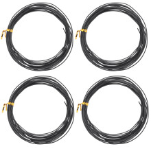 40 Rolls Bonsai Wires Anodized Aluminum Bonsai Training Wire in 5 Sizes - 1.0 mm, 1.5 mm, 2.0 mm, 2.5 mm, 3.0 mm Black