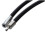 Conjunto de 3 colares de cordão de borracha de 3 mm com fecho de aço inoxidável, 19,75 polegadas (50,2 cm) cada - Preto 4