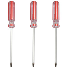 3X Plastic Handle T20 Security Torx Screwdriver Hand Tools