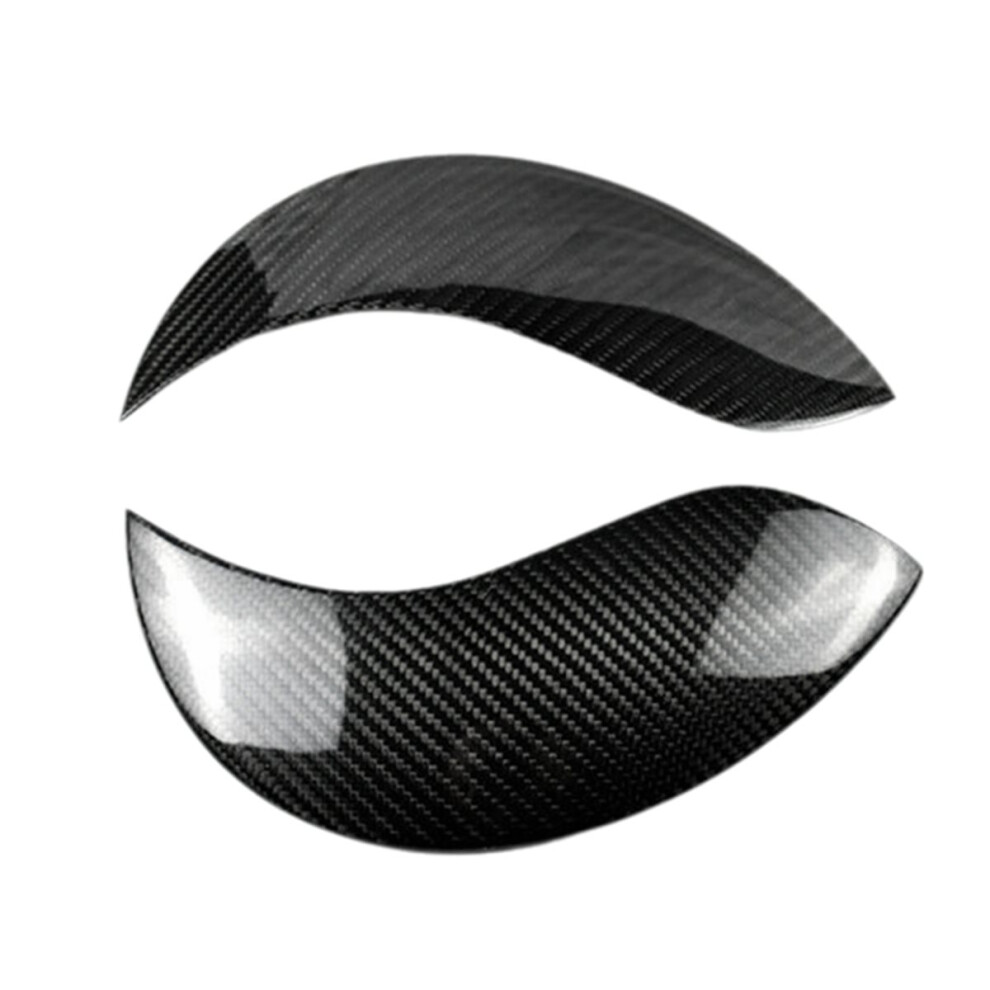Car Front Head Eyebrow Head Eyelid Eyebrow Carbon Fiber Trim For Mini F54 F55 F56 F57 F60 Light 4854059922068