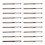 Alargador manual de aço rápido 20X com haste reta de 5 mm e 6 canais, comprimento de 3,3 polegadas. 1
