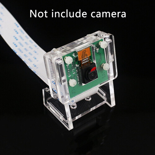 2X Suporte de Acrílico para Mini Câmera Ov5647, Suporte Transparente para Webcam de 3 polegadas 2