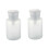 2x 150ml βερνίκι νυχιών μακιγιάζ πλαστική αντλία αφαίρεσης μπουκαλιών λευκό 1