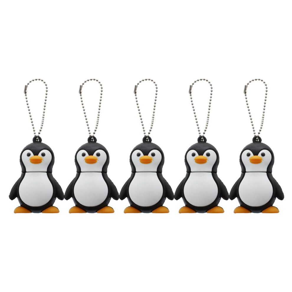5X 32Gb Novelty Cute Baby Penguin Usb 2.0 Flash Drive Data Memory Stick Device - And Black/White 4852464857265