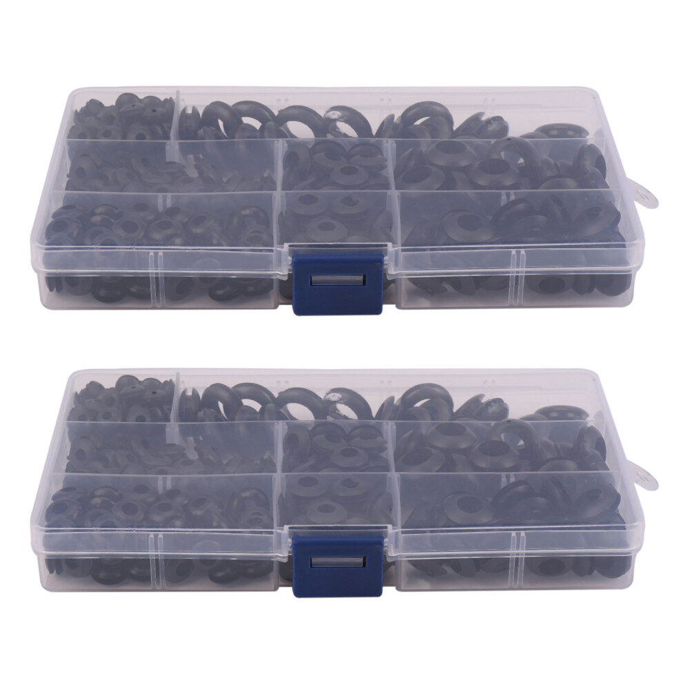 520Pcs Rubber Grommet Assortment Wiring Coil Wire Gasket M3 / / M5 / M6 / M8 / M10 / M12 4854107145791