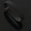 5X Pulseira Elástica de Silicone para Moda, Bracelete, Preta 7