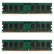 3x 2GB DDR2 PC2-5300 667MHz 240 pinos 1.8V Memória RAM DIMM para desktop, compatível com AMD (2GB/667)
