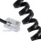 2 Cabos Espirais Pretos RJ9 para Telefone/Modem de 9,3 polegadas 6