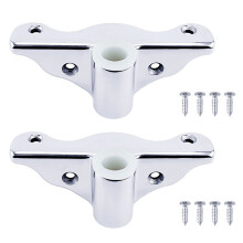 Suporte de remo lateral duplo para barco, com encaixe para remo, ideal para iates, caiaques e canoas.