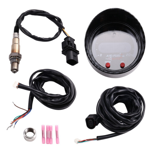 Controlador de AFR (relação ar/combustível) para medidor de banda larga da série X 30-0300, sensor de oxigênio (O2), 2 1/16 polegadas (52 mm).