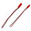 10 ζεύγη καλωδίων 22AWG 100mm W 2Pin JST MF βύσμα για σύνδεση κινητήρα μπαταρίας RC 3