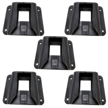 5 Adaptadores de Bloco de Suporte para Bicicleta Dobrável em ABS para Montagem de Bagageiro Dianteiro