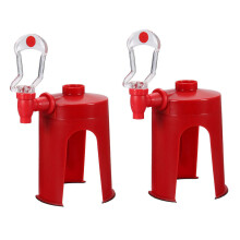 2X Soda Dispenser Dispenser Drink Dispenser Water Dispenser Party Sprite, Red
