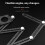 6 Fold Angles Measure Ruler Multifunction-Three holes six  fol 5