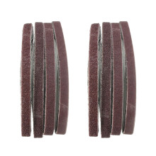 Conjunto de 40 cintas de lixa abrasivas de zircônia de 13x457mm com grãos 40/60/80/120