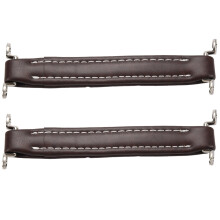 2 Alças de Couro para Amplificador de Guitarra Estilo Vintage Marrom