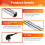 2500W Immersion Heater, Pool Heater Automatic Timer, Safe Pool Heating Immersion Heater, Perfect for Home Eu Plug 7