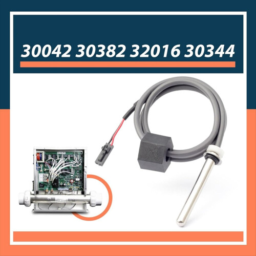 Sensor para sistema de aquecimento de spa M7 com cabo de 60 cm (24 polegadas), temperatura/limite máximo. Substitui os sensores 30042 e 30382. 1