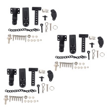 3X Metal Hitch Trailer Hook for SCX10 90046 TRX4 1/10 RC Crawler Car Remote Control Car Model for Baby Kid