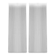 2x hliníkový chladič chladiča, ventilátor 200x69x37mm strieborný odtieň