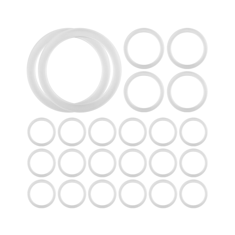 Silicone Sealing Rings Gasket For Leak Proof Jar Lids (24 Pack, Regular Mouth) 4852464853137