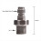 2 Pcs Universal 8mm Quick-Disconnect Plug Adapter, M11x1 Female Thread and External Thread for Carbon Dioxide Adapter 4