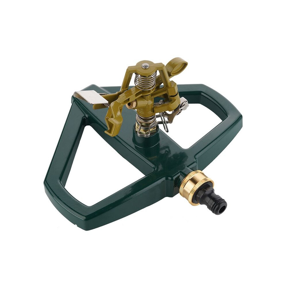 Impact Sprinkler with Base, Circular Sprinkler with Sprinkler Head, Garden Hose Sprinklers System for Lawn Yard Garden