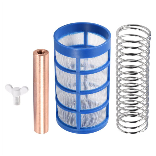 Solar Pool Ionizer Replacement Copper Anode and Basket Screen for Solar Pool Ionizer Purifier Purifiers 2