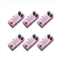 Pedal de efeito para guitarra 6X MP-51 com reverb de mola, True Bypass, peças e acessórios para guitarra.